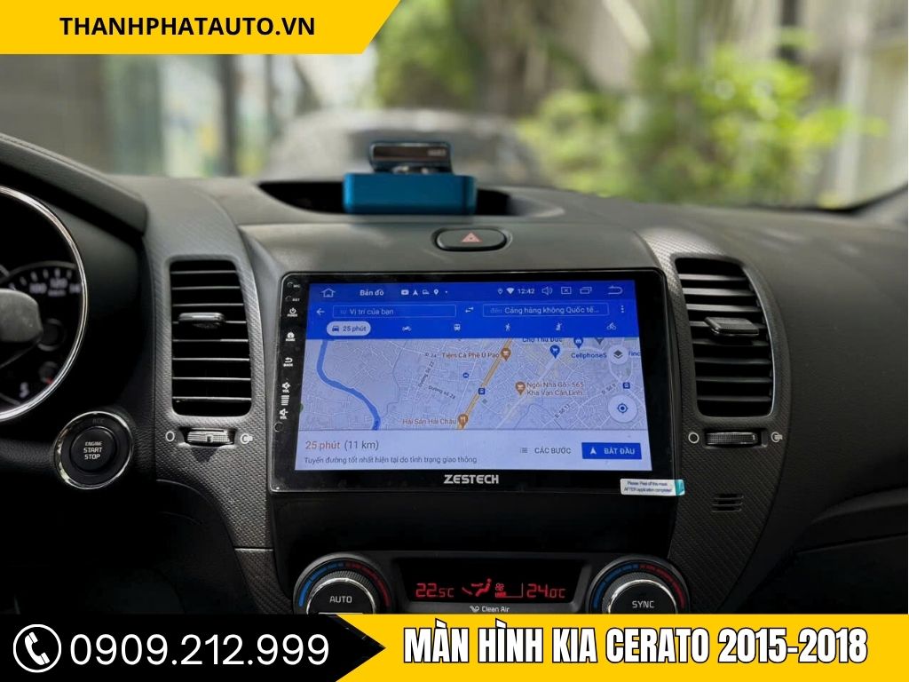 Màn Hình Android Kia Cerato 2015-2018 giúp chiếc xe trở nên sang trọng hơn, tối ưu hóa giải trí.