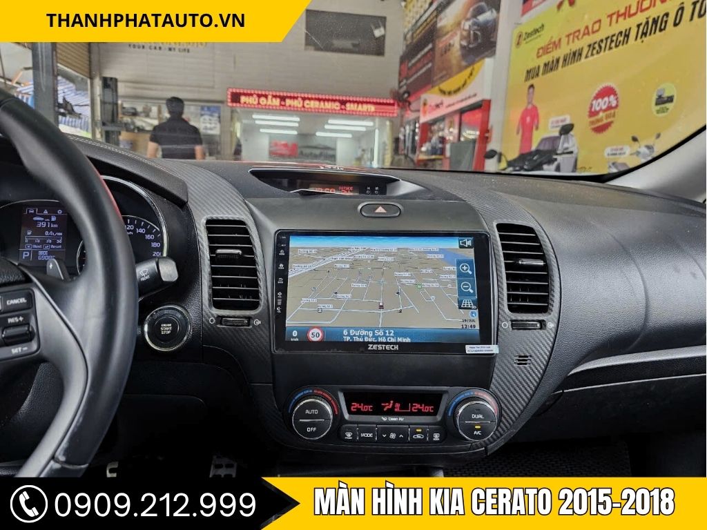 Màn Hình Android Kia Cerato 2015-2018 giúp chiếc xe trở nên sang trọng hơn, tối ưu hóa giải trí.