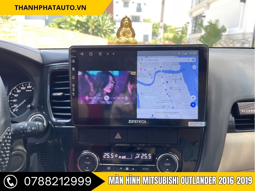Màn Hình Android Mitsubishi Outlander 2016-2019 giúp bạn dễ dàng theo dõi các thông số xe như nhiệt độ động cơ, áp suất lốp thông qua các ứng dụng được tích hợp trên màn hình. Đây là tính năng hỗ trợ người lái xe theo dõi và bảo dưỡng xe thuận tiện hơn.