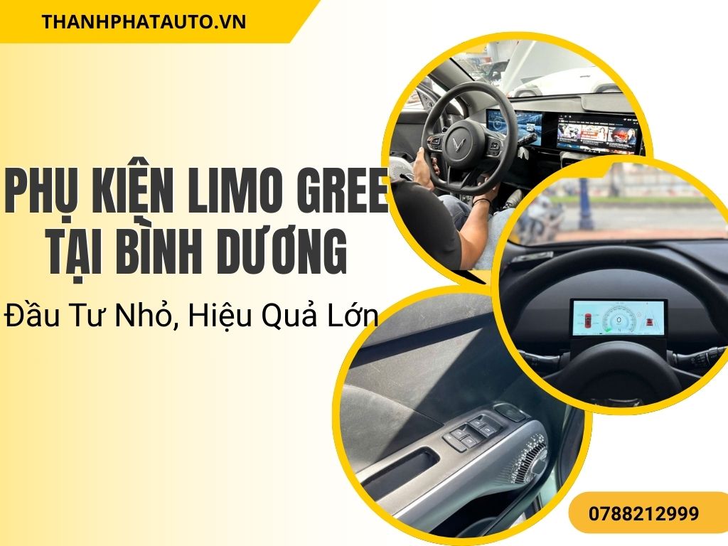 Phụ kiện Limo Green tại Bình Dương – Đầu tư nhỏ, hiệu quả lớn cho xe với màn hình hiển thị sắc nét và tính năng tiện ích