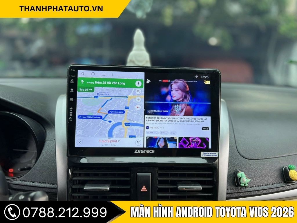 Màn hình Android Toyota Vios 2026