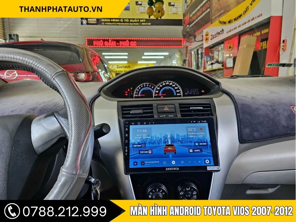 hình ảnh Màn Hình Toyota Vios 2007–2012