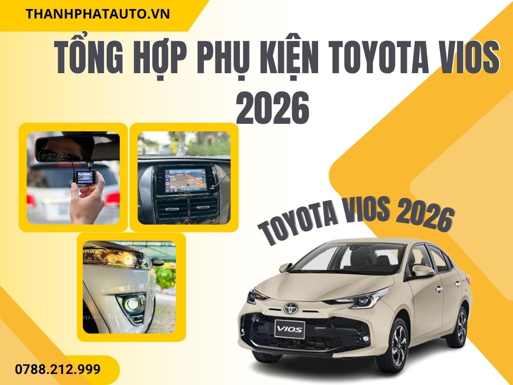 Màn hình Android Toyota Vios 2026
