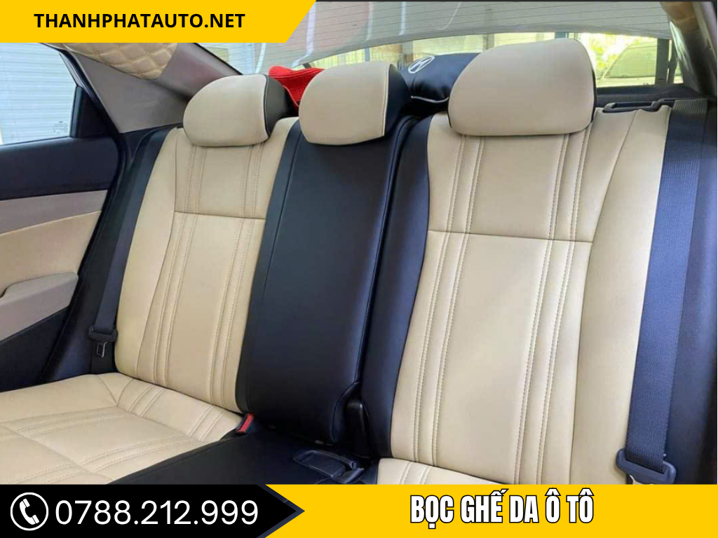 Bọc Ghế Da Ô Tô - Thiết Kế Đẳng Cấp Với Sự Kết Hợp Màu Sắc Tinh Tế