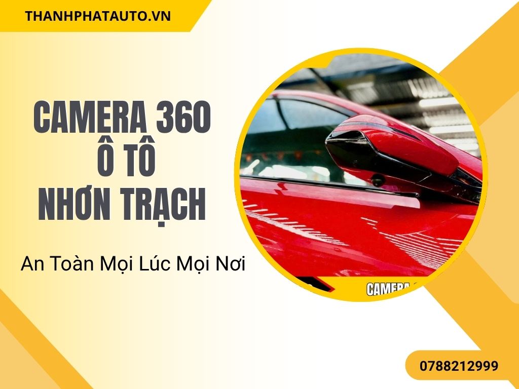 Hệ thống camera 360 ô tô tại Nhơn Trạch mang đến trải nghiệm lái xe an toàn và toàn diện. Với khả năng quan sát mọi góc độ xung quanh xe, hệ thống này giúp bạn dễ dàng di chuyển khi đỗ xe hoặc lái trong những không gian hẹp. Màn hình hiển thị rõ ràng môi trường xung quanh xe, giúp mọi thao tác trở nên an toàn hơn.