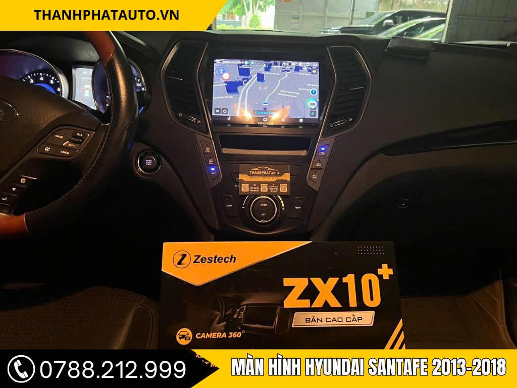 Màn hình Hyundai Santafe