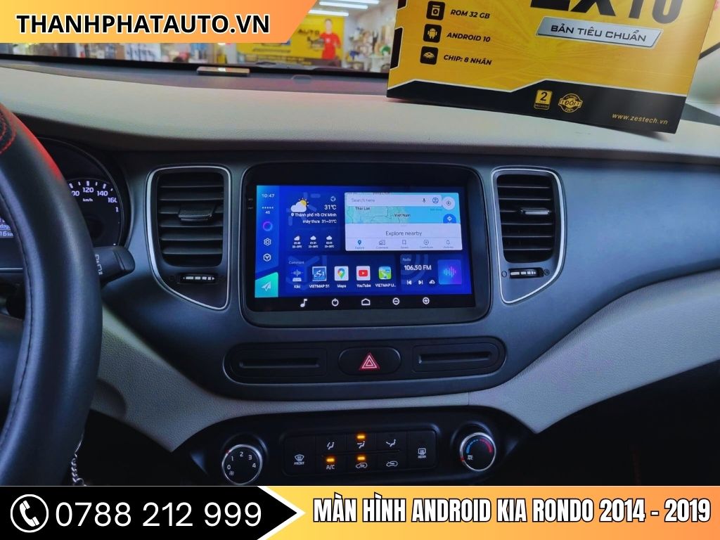 Màn Hình Android Kia Rondo 2014-2019
