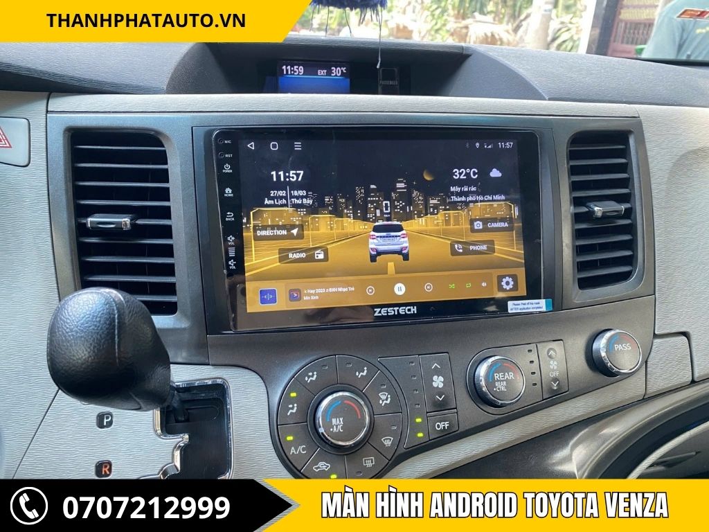 Màn Hình Android Toyota Venza