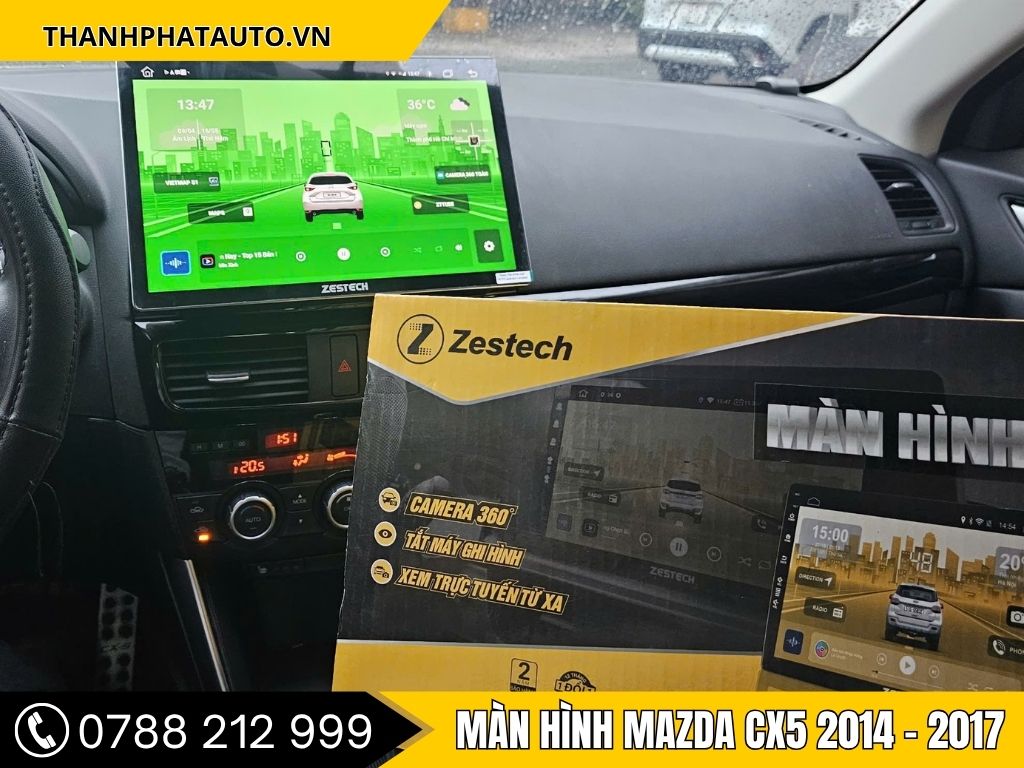 Màn hình Mazda CX5 2014-2017