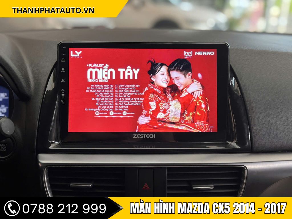 Màn hình Mazda CX5 2014-2017