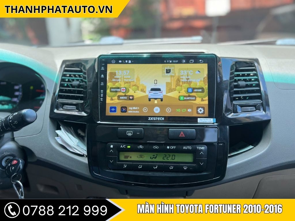 Màn hình Android Toyota Fortuner 2010-2016
