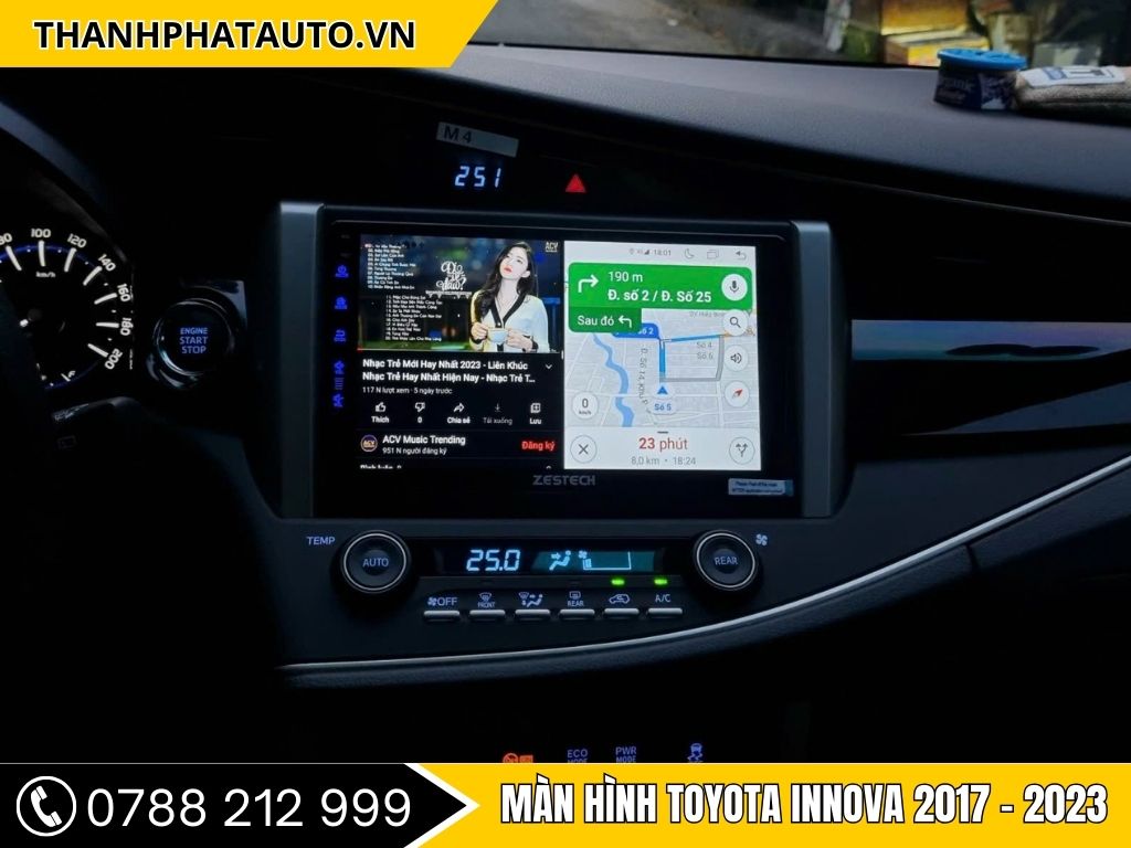 Màn Hình Android Toyota Innova 2017-2023