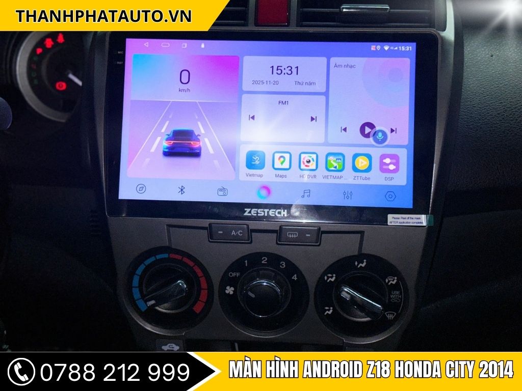 Màn Hình Z18 Honda City 2014