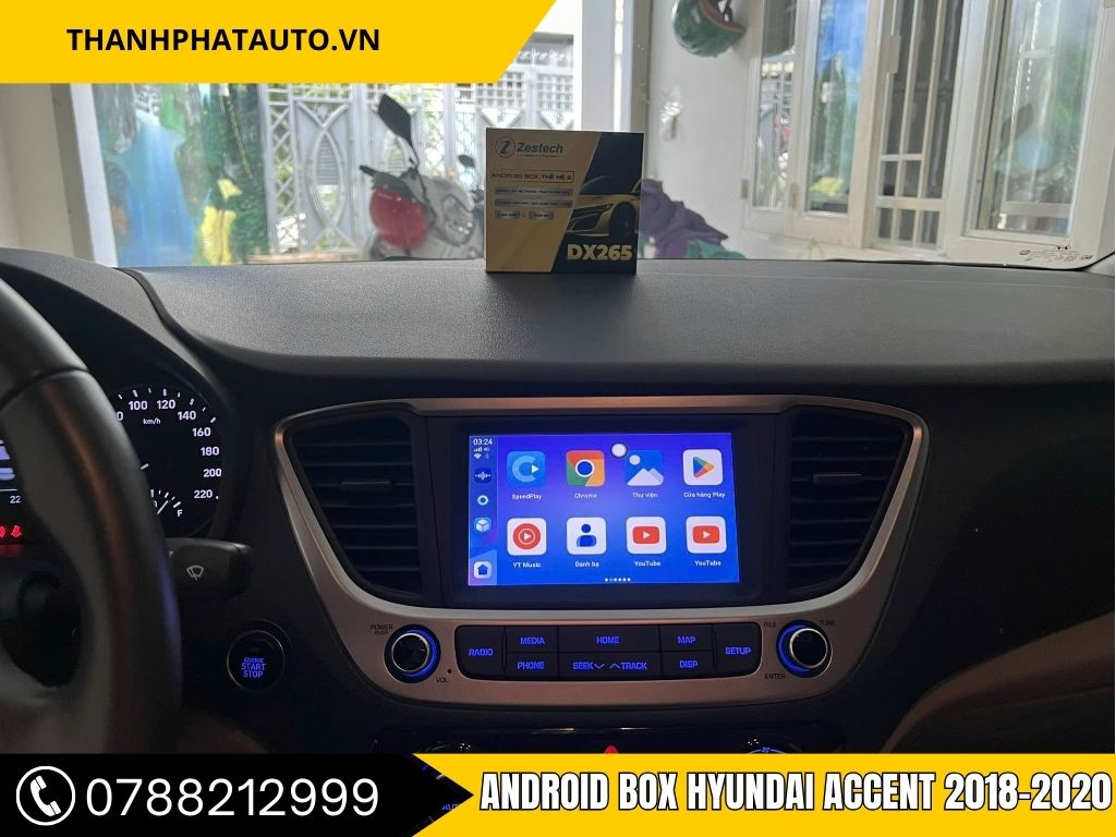 Android Box Xe Hyundai Accent 2018-2020 - Tính Năng Tiện Lợi, Dễ Dàng
