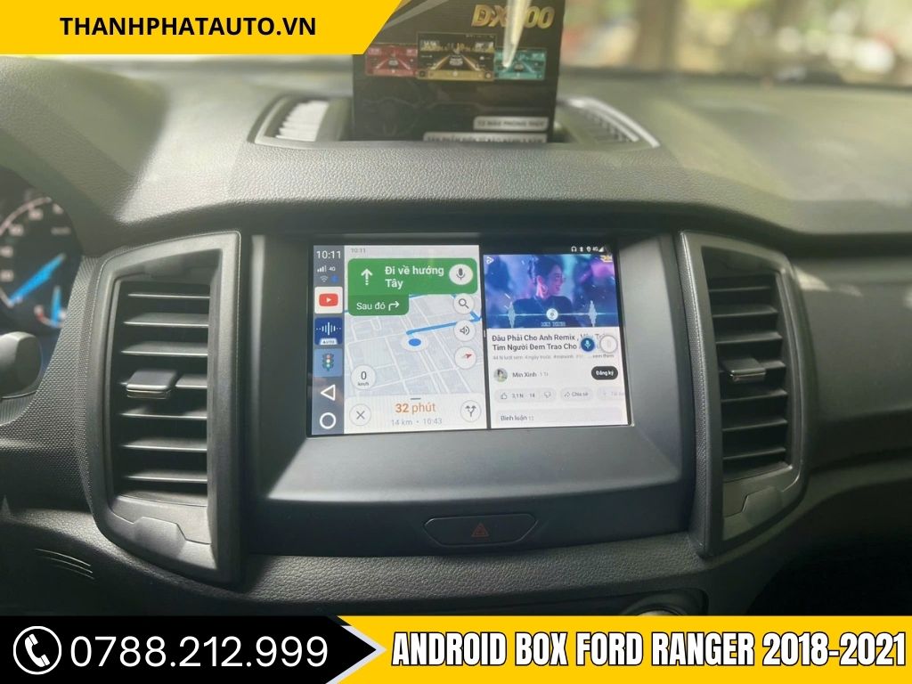 Android Box Ford Ranger 2018-2021