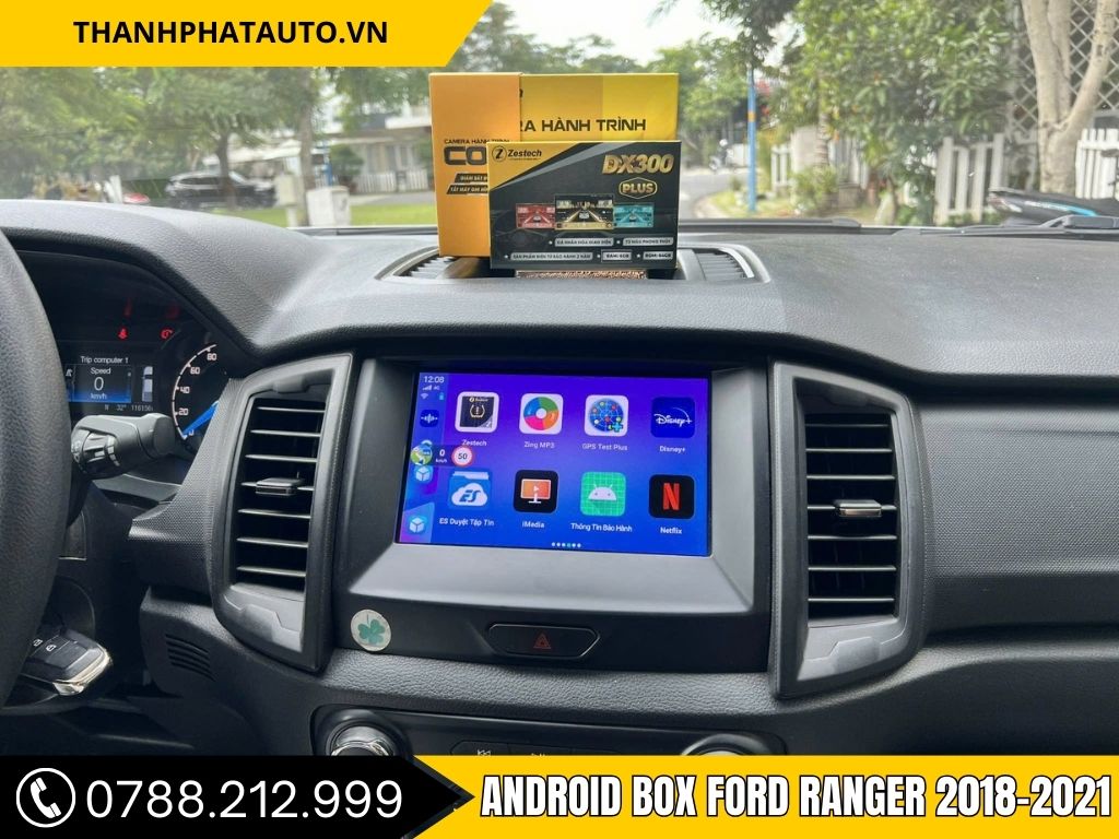 Android Box Cho Ford Ranger 2018-2021