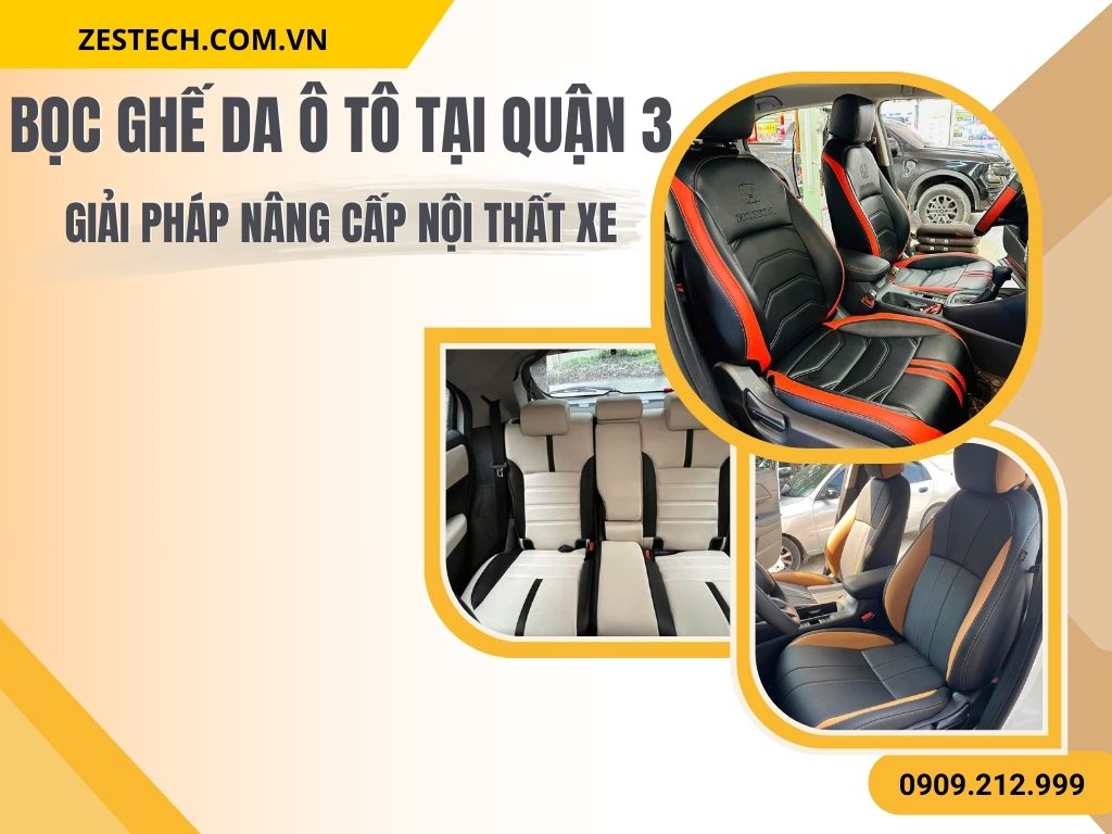 Hình ảnh bọc ghế da ô tô quận 3