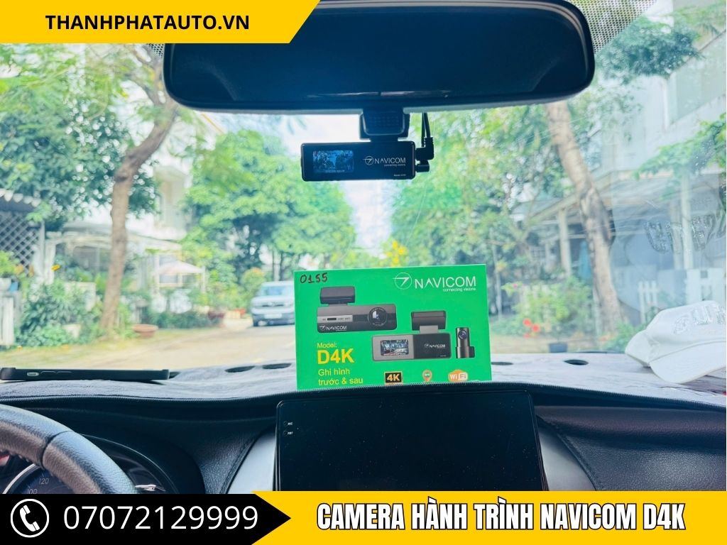 Camera hành trình Navicom D4K Cho Toyota Yaris giúp giảm tranh chấp và bảo vệ quyền lợi người lái.