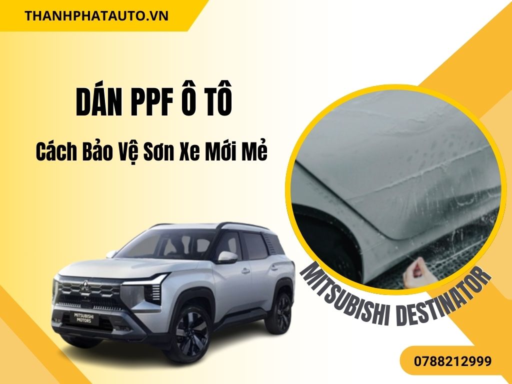 Dịch Vụ Dán PPF Xe Mitsubishi Destinator Chuyên Nghiệp