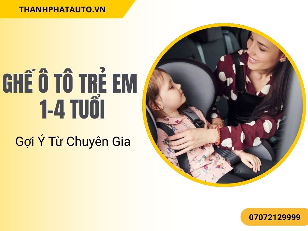 Ghế ô tô trẻ em 1–4 tuổi là sự bảo vệ hoàn hảo cho bé khi đi xe, giúp bé ngồi vững và bảo vệ cơ thể khỏi những va đập không mong muốn.