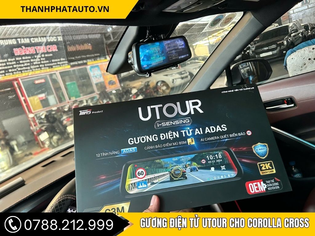Gương Điện Tử Utour Cho Corolla Cross