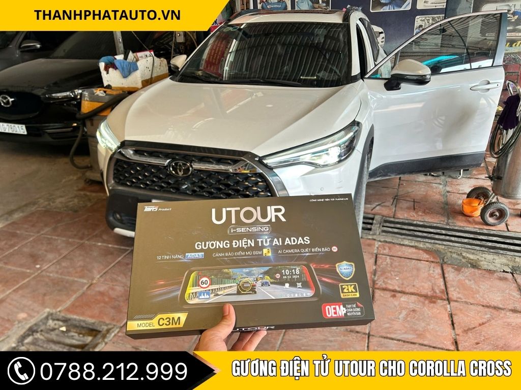 Gương Điện Tử Utour Cho Corolla Cross