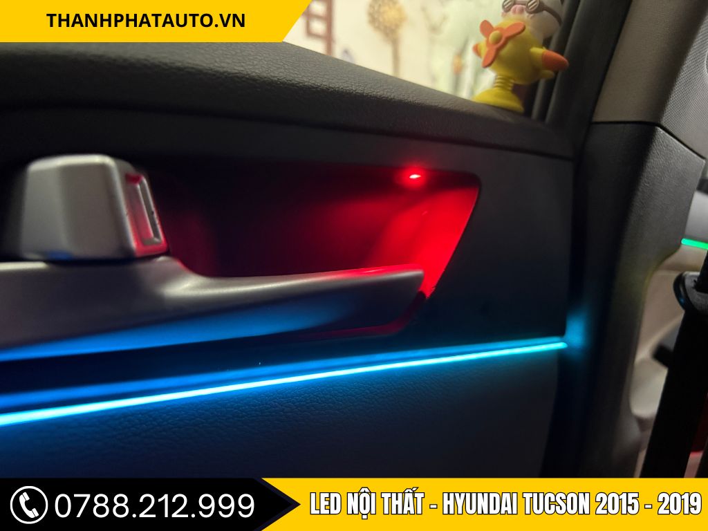 Led viền nội thất cho ô tô