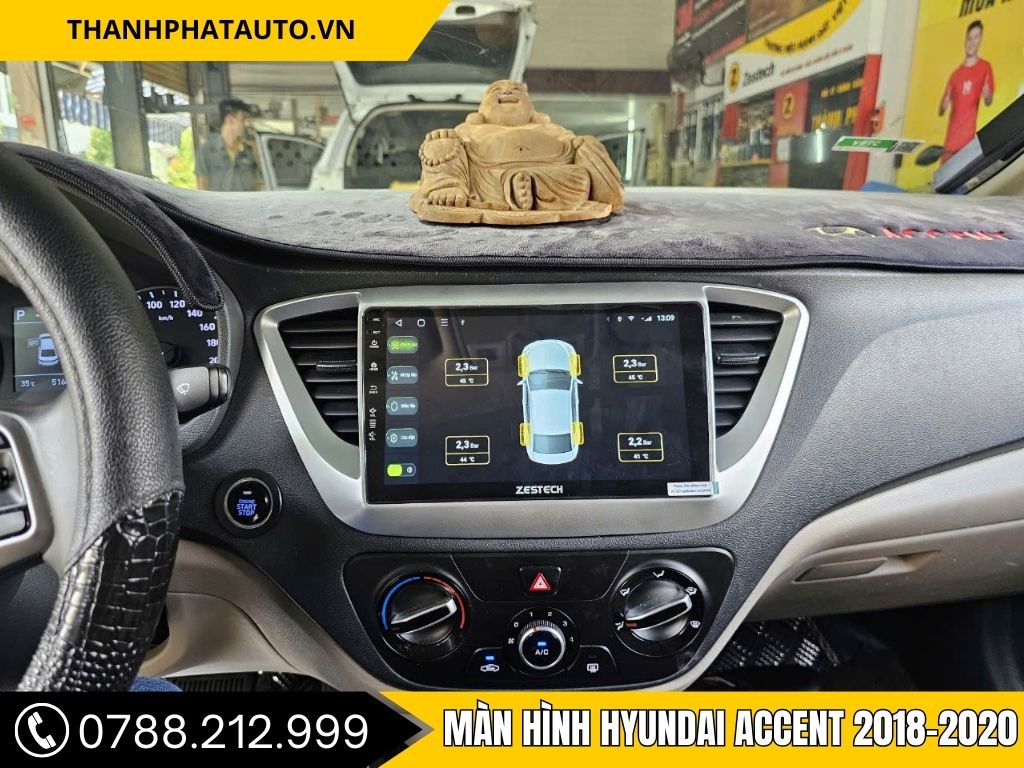 Hình Ảnh Màn Hình Hyundai Accent 2018, 2019, 2020