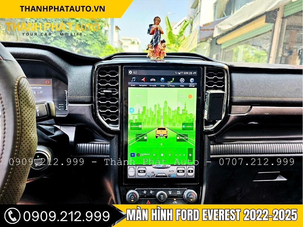 Màn Hình Android Ford Everest 2022-2025 – Chuẩn Form Zin