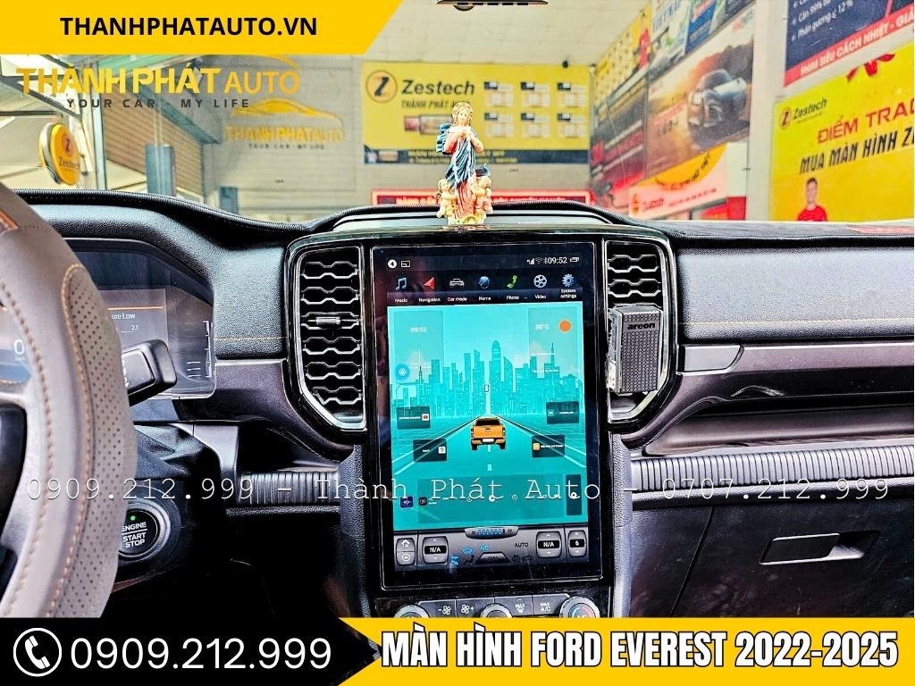 Màn Hình Android Ford Everest 2022-2025 – Chuẩn Form Zin