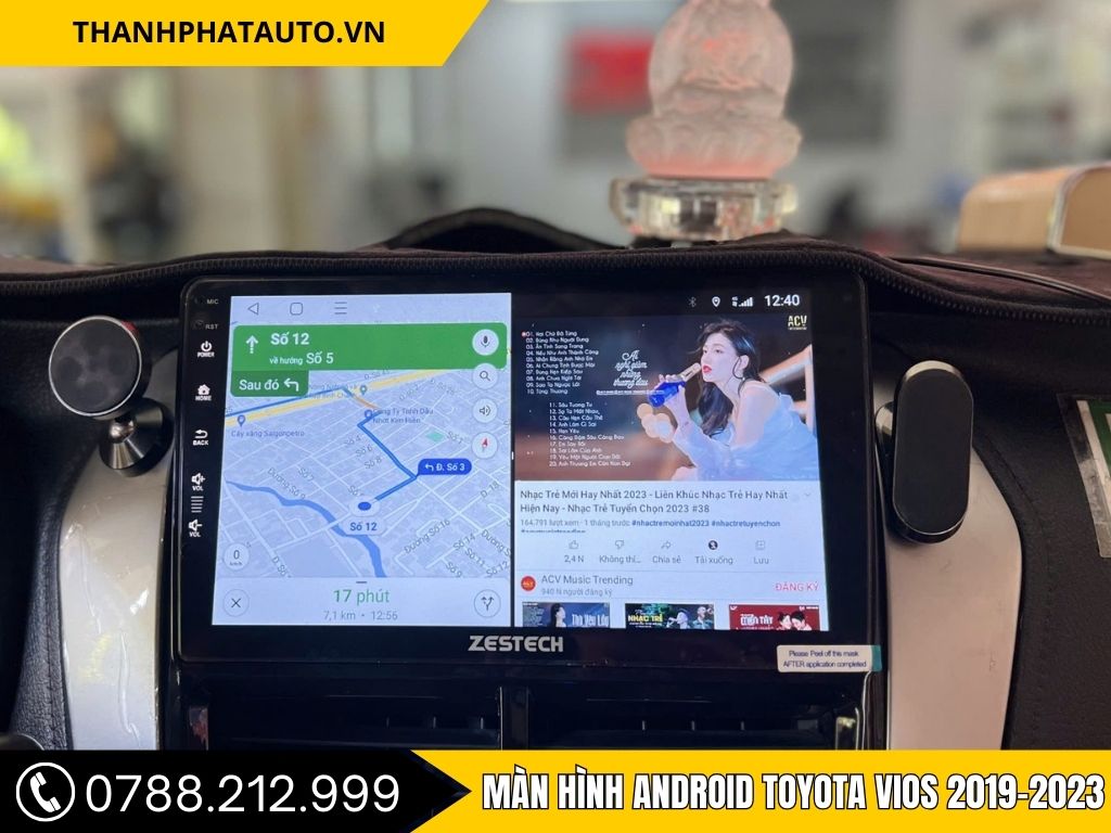 Hình Ảnh Màn Hình Toyota Vios 2019, 2020, 2021, 2022, 2023