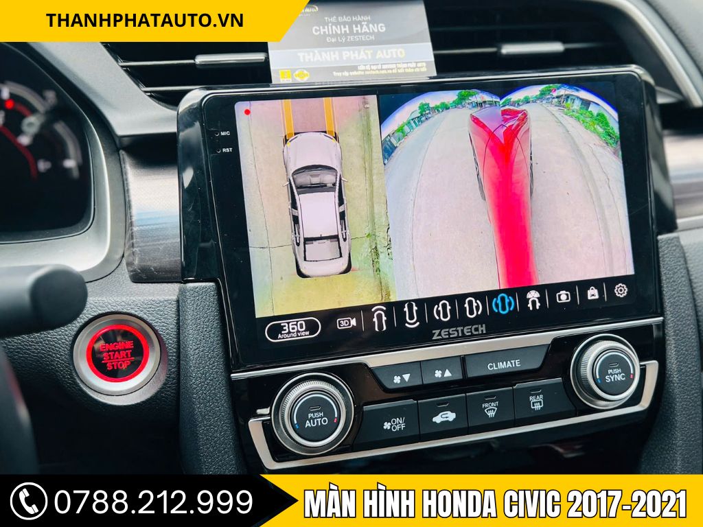 Màn hình Honda Civic 2017–2021
