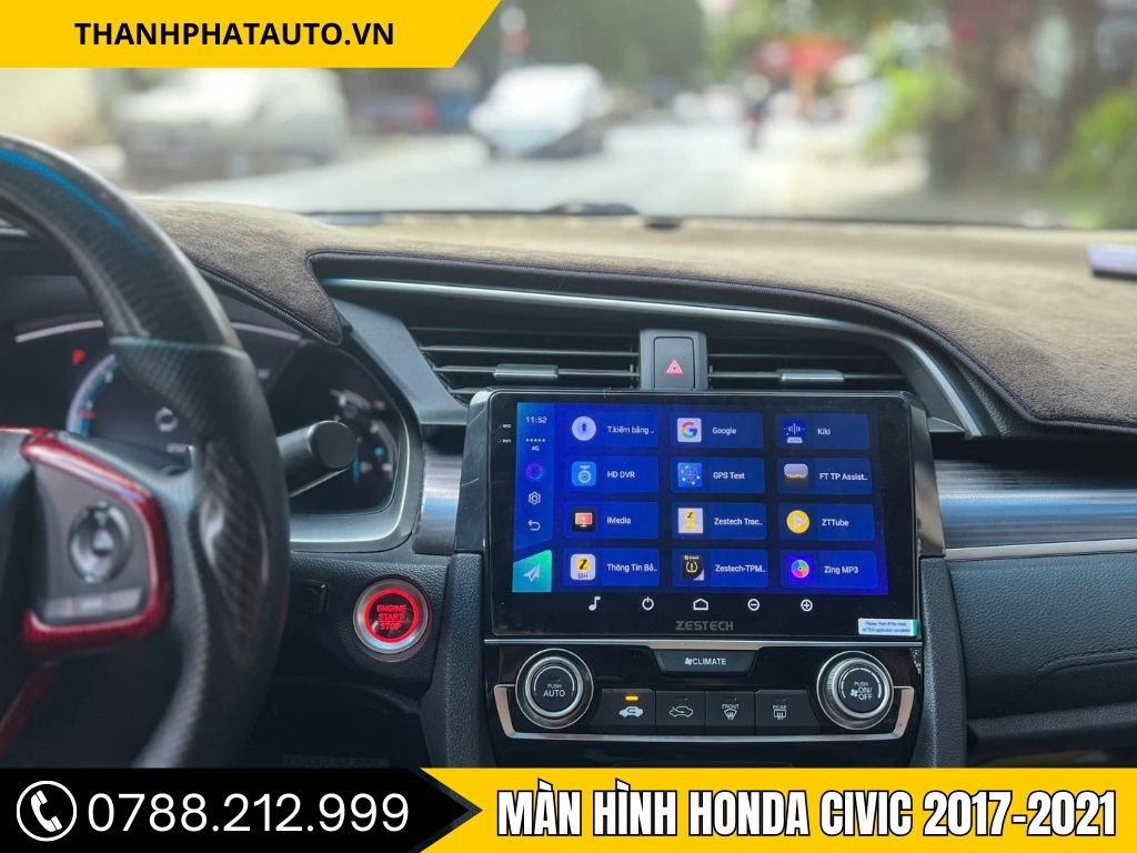 Màn hình Honda Civic 2017–2021