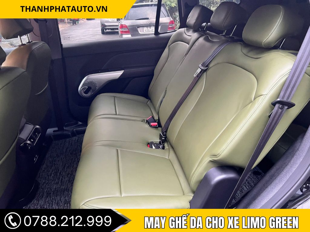 Bọc Ghế Da Cho Xe Limo Green