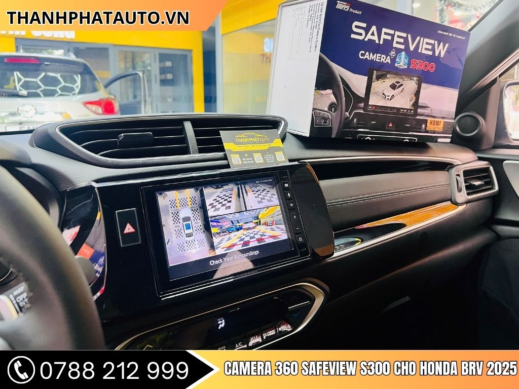 Camera 360 Safeview S300 Honda BRV 2025 