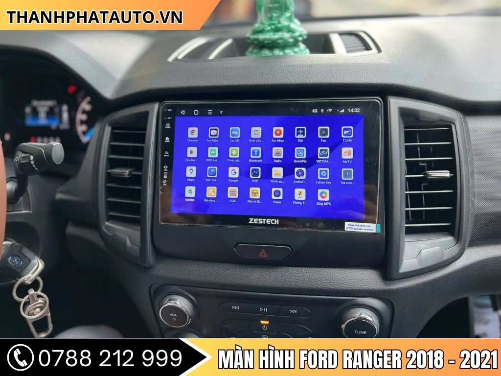 Màn Hình Ford Ranger 2018-2021