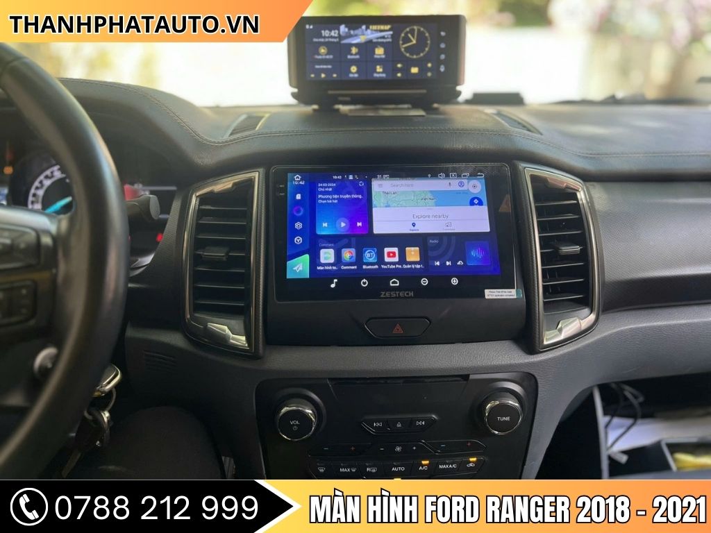 Màn Hình Ford Ranger 2018-2021