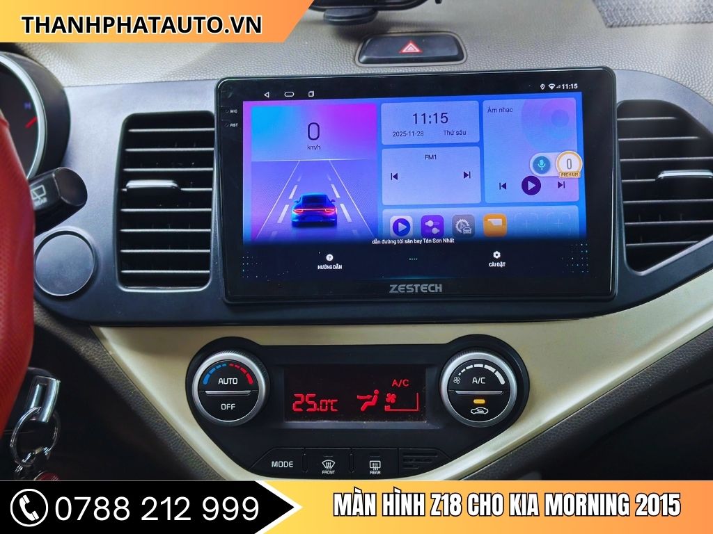Màn hình Z18 Cho Kia Morning 2015
