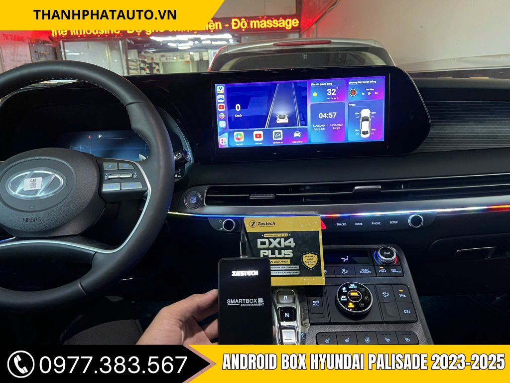 Hình Ảnh Android Box Hyundai Palisade 2023, 2024, 2025