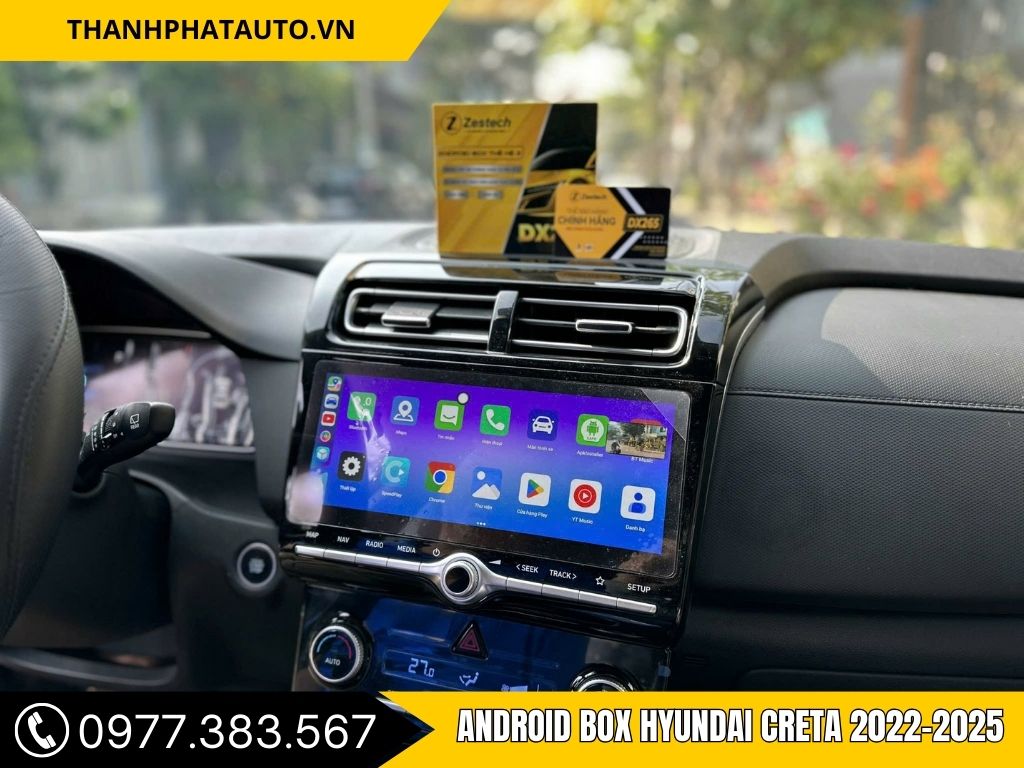 Hình Ảnh Android Box Hyundai Creta 2022, 2023, 2024, 2025