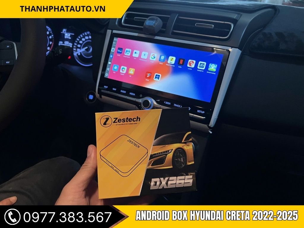 Hình Ảnh Android Box Hyundai Creta 2022, 2023, 2024, 2025