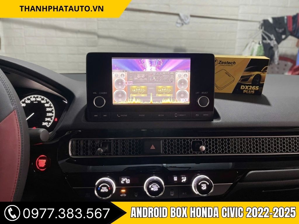 Hình Ảnh Android Box Honda Civic 2022, 2023, 2024, 2025