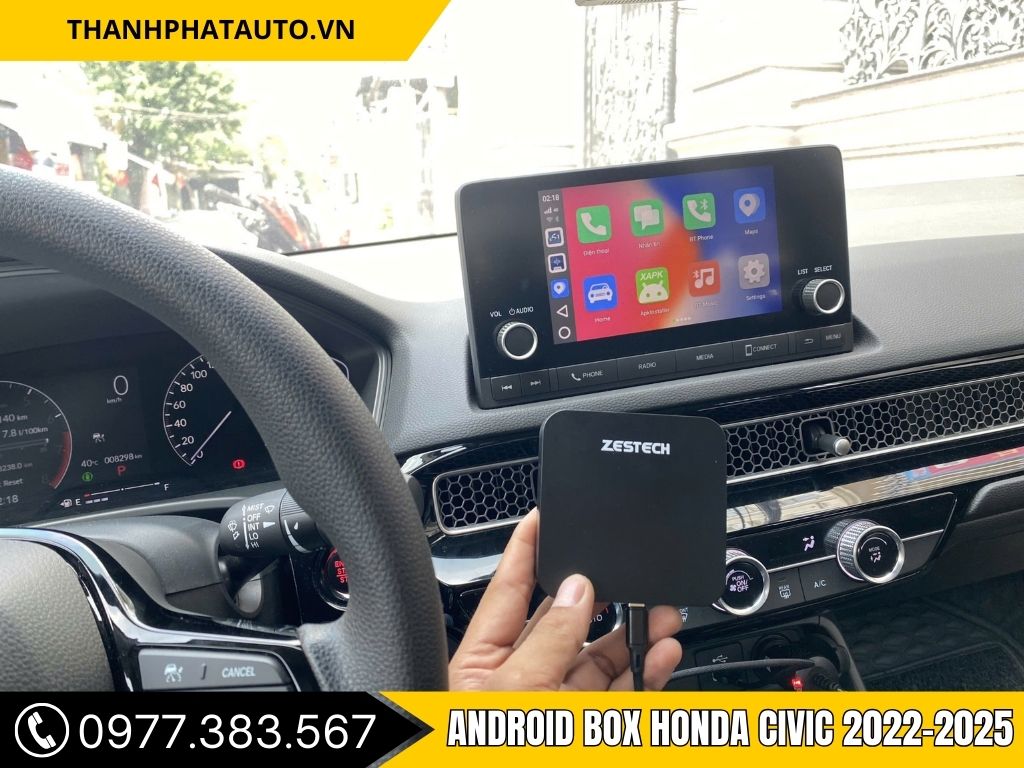 Hình Ảnh Android Box Honda Civic 2022, 2023, 2024, 2025