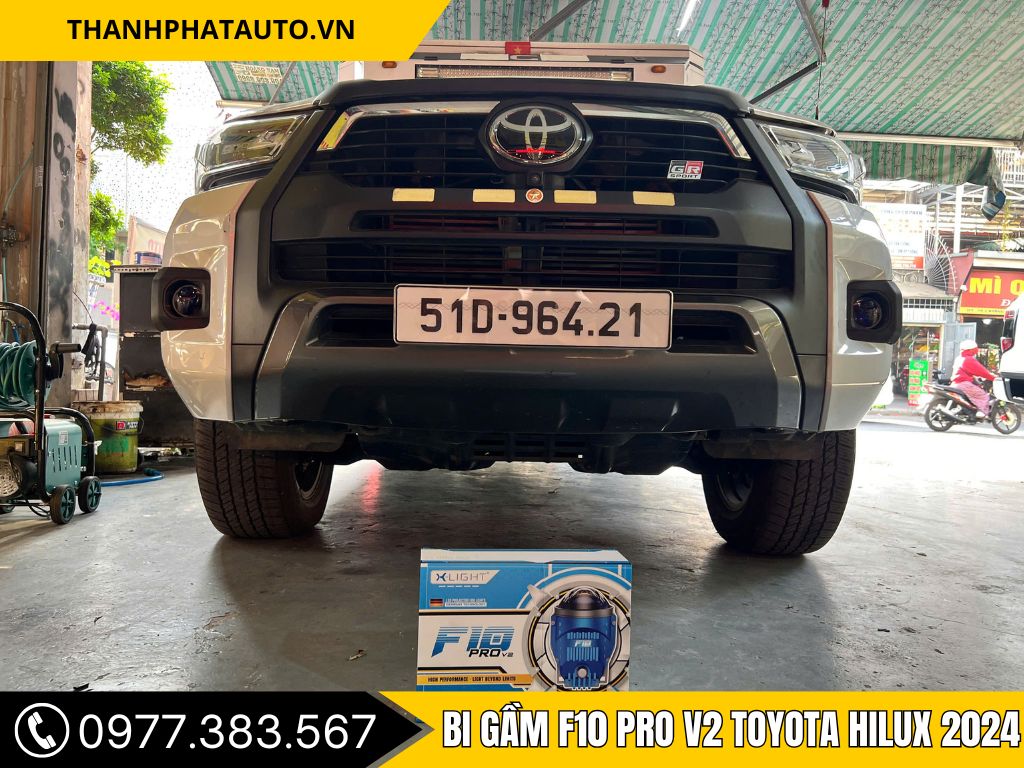 Bi Gầm F10 Pro V2 Toyota Hilux 2024