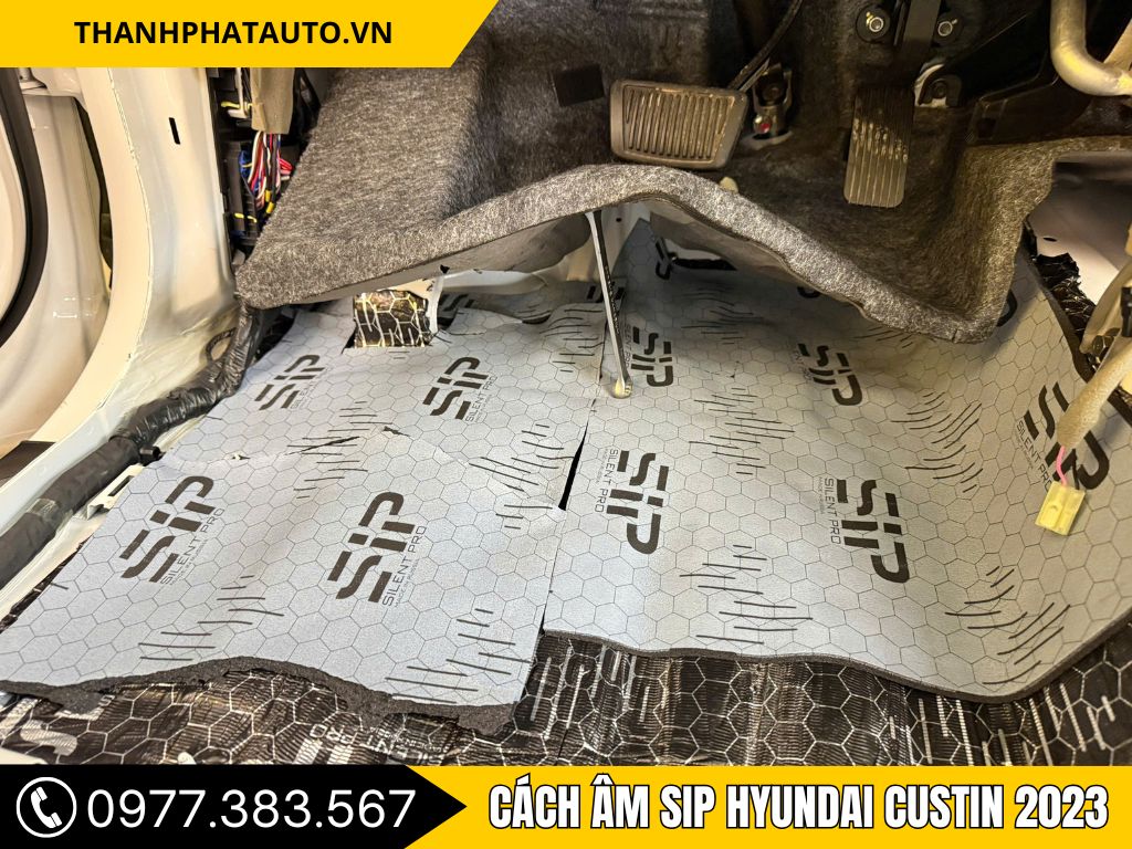  Cách Âm SIP Cho Hyundai Custin 2023