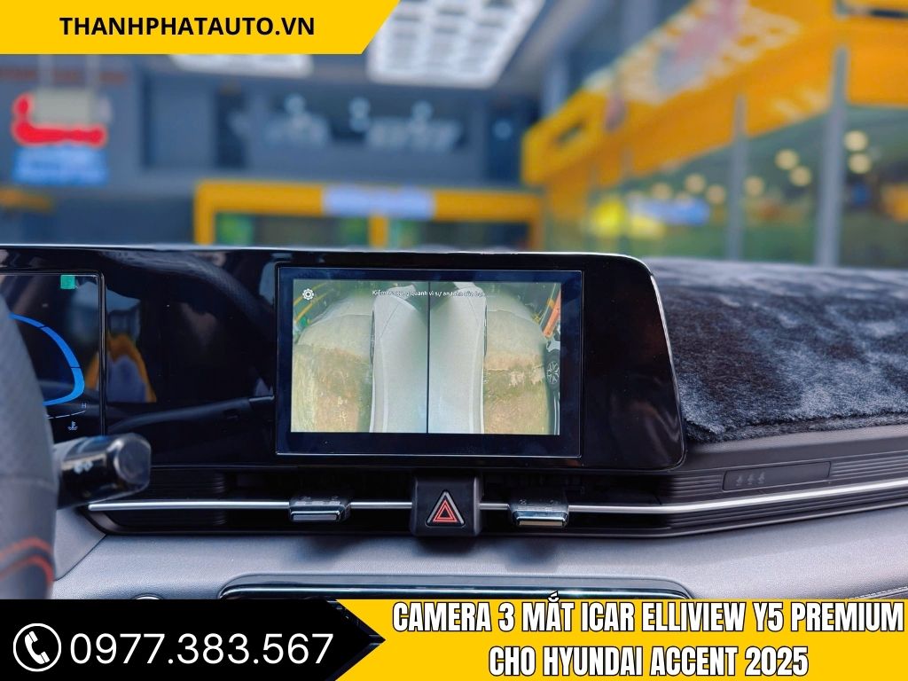 Hinh Ảnh Camera 3 Mắt Icar Elliview Y5 Premium cho Hyundai Accent 2025 
