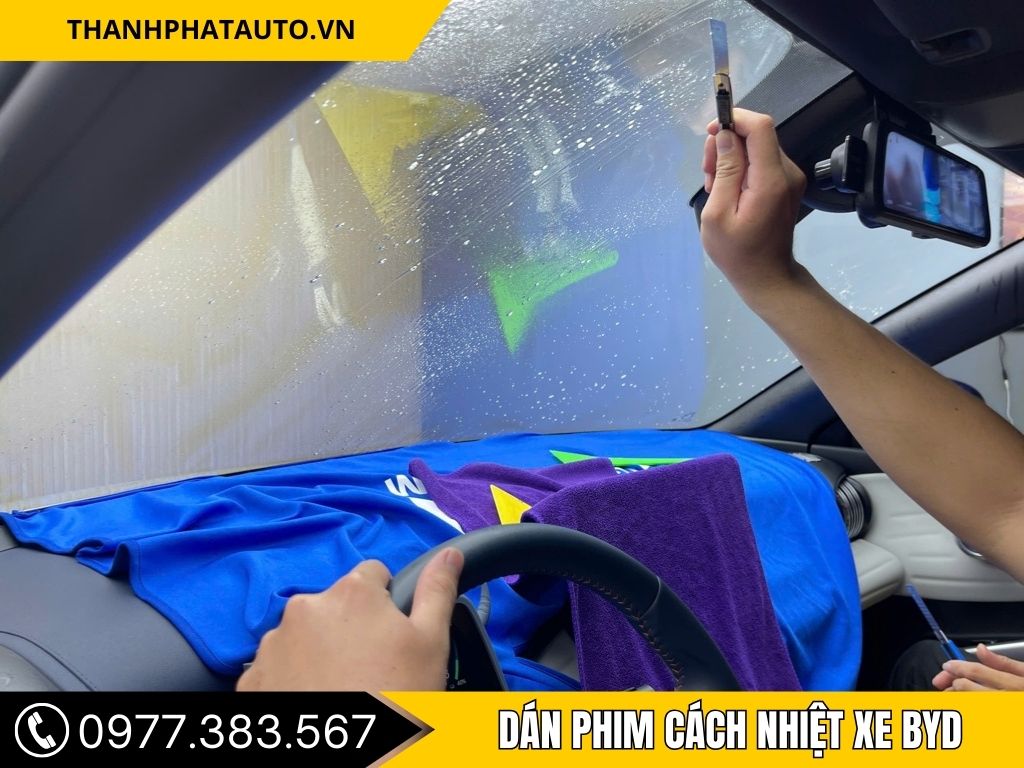 Dán Phim Cách Nhiệt Xe BYD