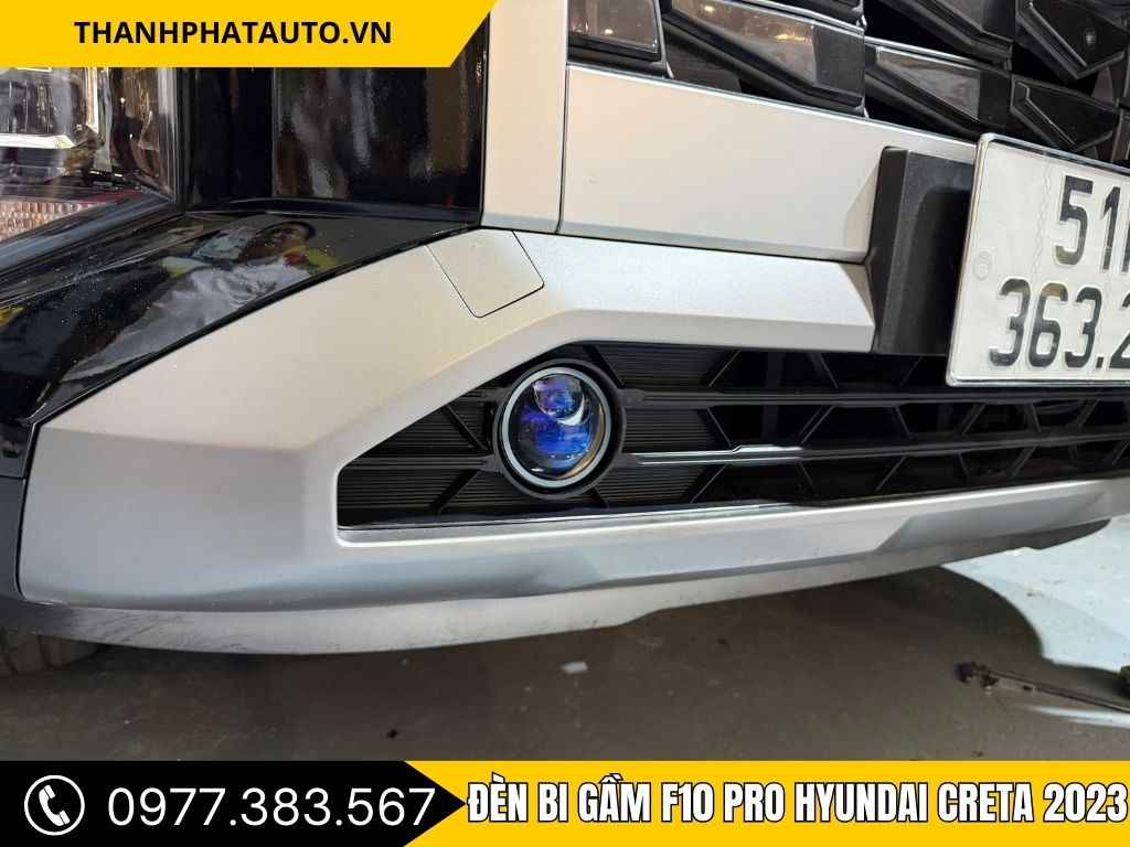 Hình Ảnh Đèn Bi Gầm F10 Pro Cho Hyundai Creta 2023