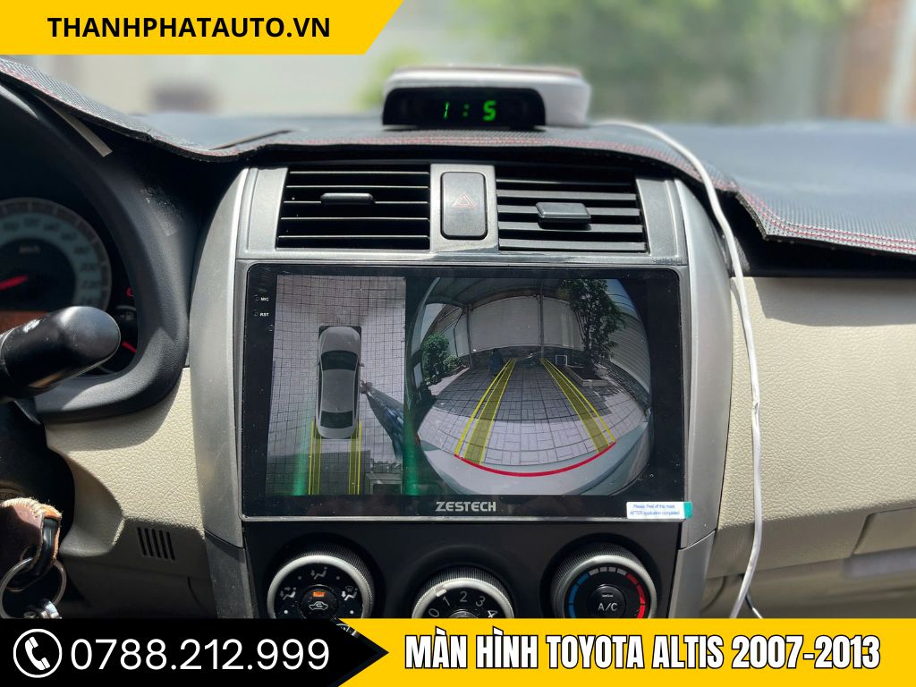 Hình Ảnh Màn Hình Android Toyota Altis 2007, 2008, 2009, 2010, 2011, 2012, 2013