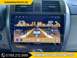 Hình Ảnh Màn Hình Android Toyota Altis 2007, 2008, 2009, 2010, 2011, 2012, 2013